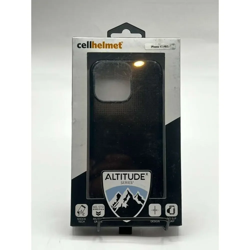 Cellhelmet Altitude X Series Black Case for iPhone 13 Pro | Military Grade